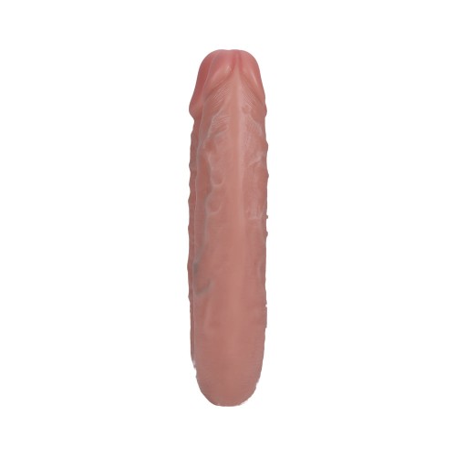 RealRock Dildo Doble U de 5 Pulgadas Beige