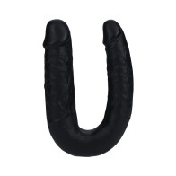 RealRock U-Shaped Double Dildo 7 in Black