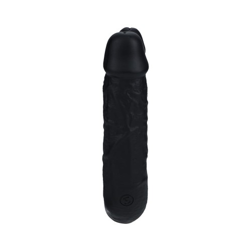 RealRock U-Shaped Double Dildo 7 in Black