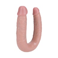 Dildo Doble en Forma de U RealRock - Placer Supremo