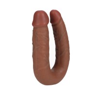 Dildo Doble en Forma de U de 7 in RealRock