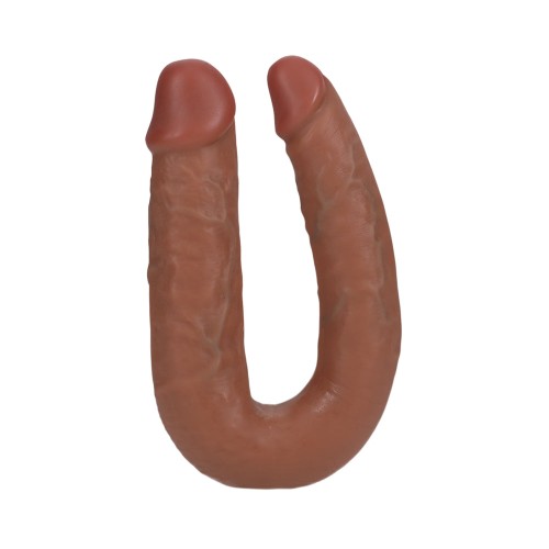 Dildo Doble en Forma de U de 7 in RealRock