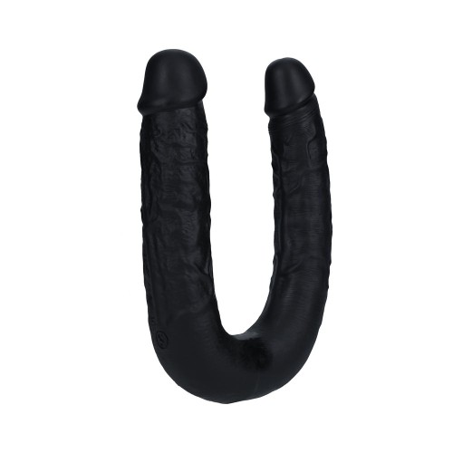 RealRock Dildo Doble en Forma de U 9 in. para Placer Intenso