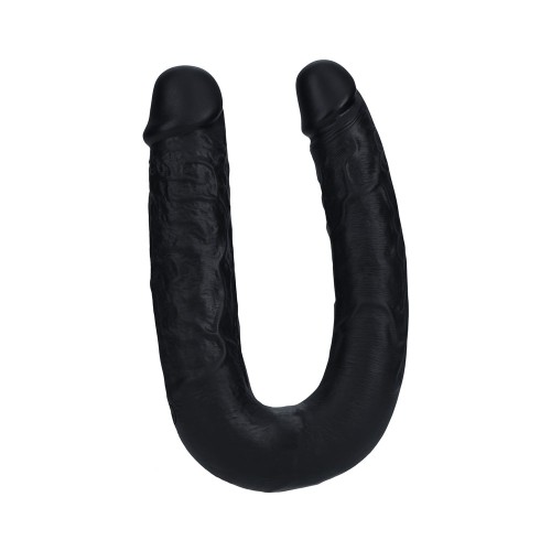 RealRock Dildo Doble en Forma de U 9 in. para Placer Intenso