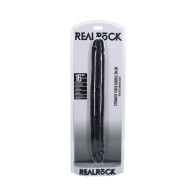 RealRock 16in Thick Double-Ended Dong Black