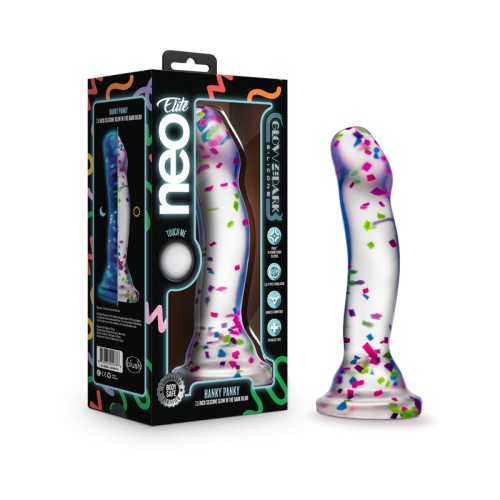 Neo Elite Hanky Panky Dildo de Silicona Brilla en la Oscuridad