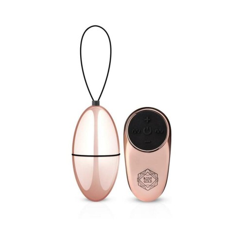 Rosy Gold Vibrating Egg for Stylish Pleasure