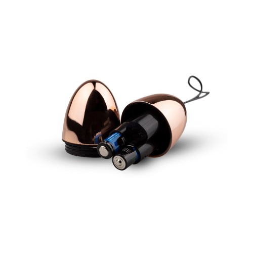 Rosy Gold Vibrating Egg for Stylish Pleasure