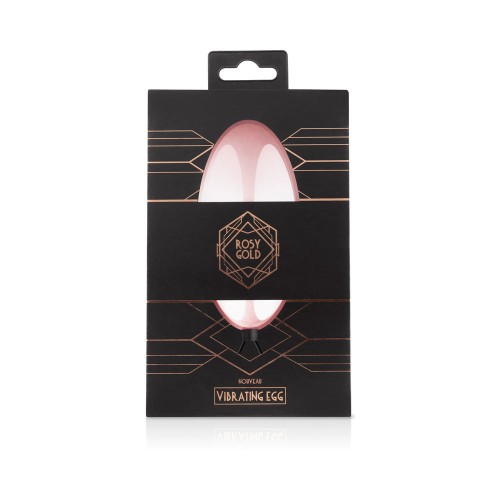 Rosy Gold Vibrating Egg for Stylish Pleasure