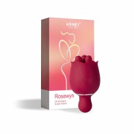 Vibrador Rosa Rotativo Rosewyn Honey Play Box