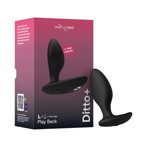 We-Vibe Ditto+ Plug Anal Vibrante Recargable