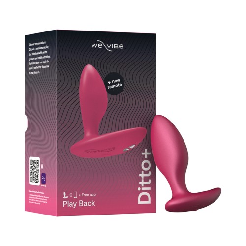 We-Vibe Ditto+ Rechargeable Anal Plug for Ultimate Pleasure