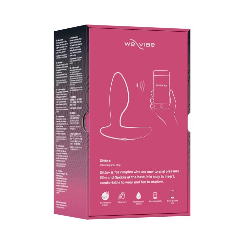 We-Vibe Ditto+ Rechargeable Anal Plug for Ultimate Pleasure