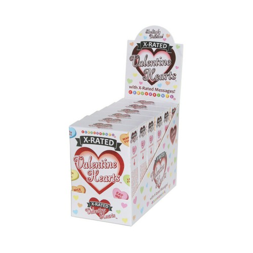 Cajas de Caramelos Corazones X-Rated para Regalos Divertidos