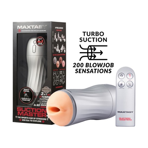 Maxtasy Suction Master Realistic Stroker