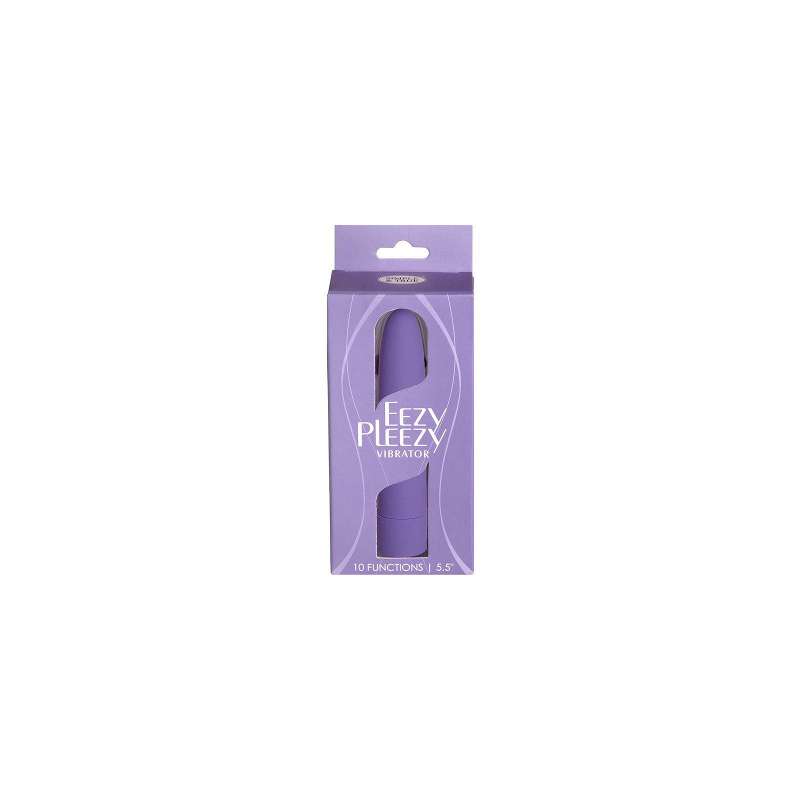 Simple & True Eezy Pleezy Classic Vibrator 5.5 in. Purple