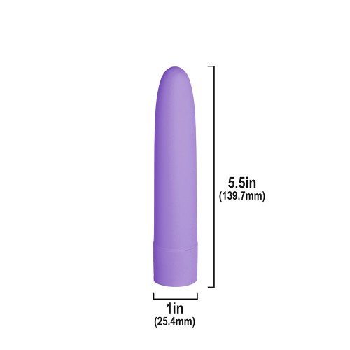 Simple & True Eezy Pleezy Classic Vibrator 5.5 in. Purple