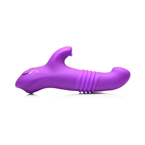 Gossip Blaster 7X Thrusting Rabbit Vibrator Violet