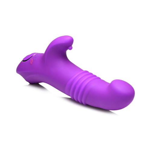 Gossip Blaster 7X Thrusting Rabbit Vibrator Violet