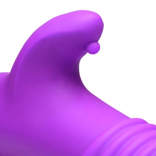 Gossip Blaster 7X Thrusting Rabbit Vibrator Violet