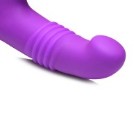 Gossip Blaster 7X Thrusting Rabbit Vibrator Violet