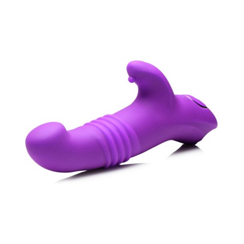 Gossip Blaster 7X Thrusting Rabbit Vibrator Violet