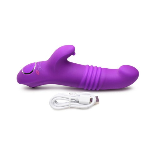 Gossip Blaster 7X Thrusting Rabbit Vibrator Violet