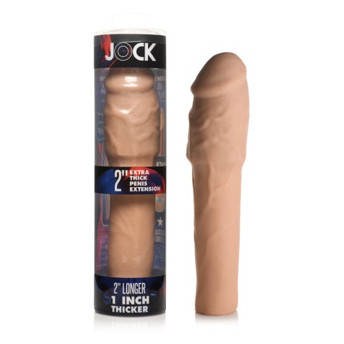 Jock Extra Thick Penis Extension Sleeve - Light