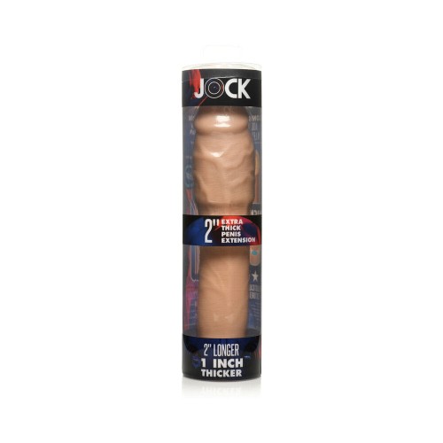 Jock Extra Thick Penis Extension Sleeve - Light