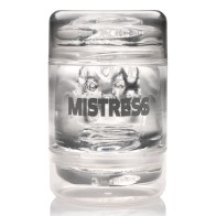 Mistress Double Shot Mini Masturbator Clear