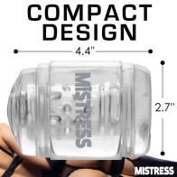 Mistress Double Shot Mini Masturbator Clear