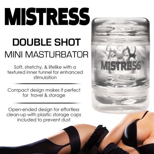 Mini Masturbador Mistress Double Shot para Colmar Placer