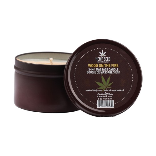 Earthly Body Hemp Seed 3-in-1 Holiday Candle