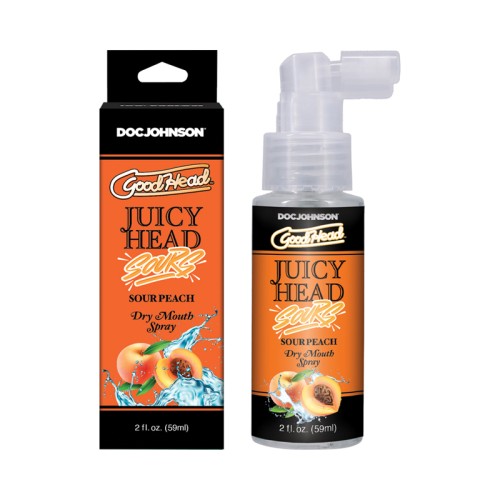 GoodHead Spray para Boca Seca Sabor Durazno Agrio para Placer Oral