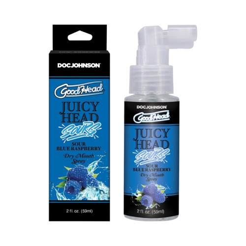 GoodHead Juicy Head Dry Mouth Spray Sour Blue Raspberry