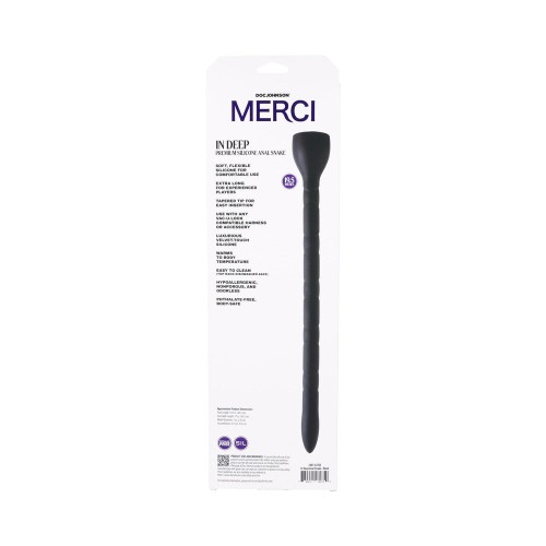 Merci In Deep Premium Silicone Anal Snake Black