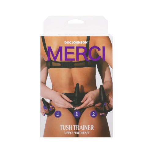 Merci Tush Trainer Silicone Plug Set for Anal Pleasure