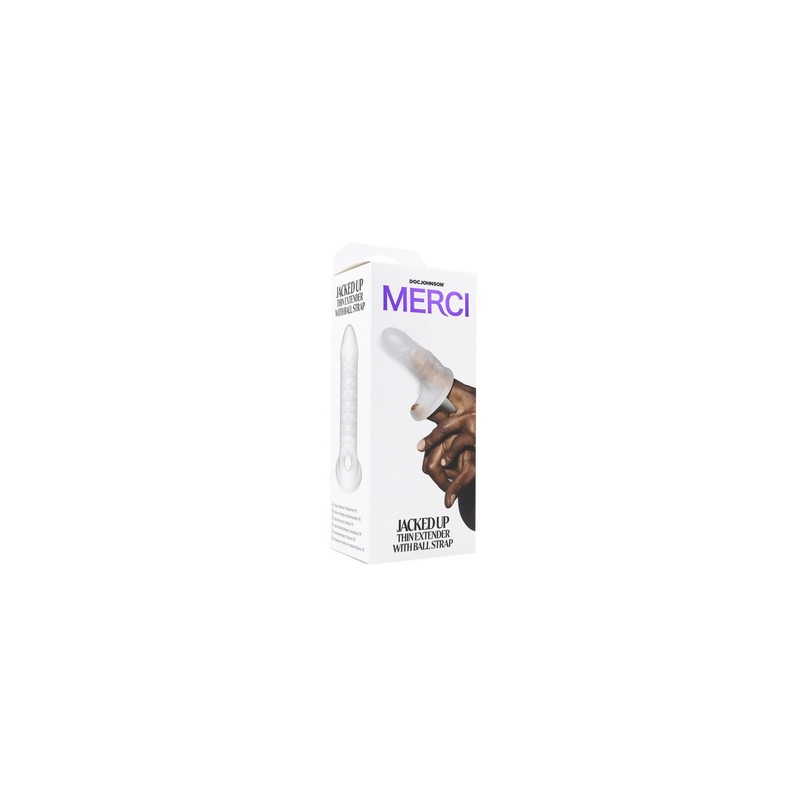 Merci Jacked Up Thin Extender with Ball Strap for Enhanced Pleasure