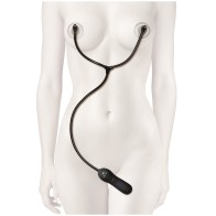 Merci Swell Auto Vibrating Nipple Sucker Cups Black - Ultimate Pleasure