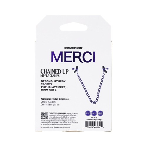 Merci Chained Up Nipple Clamps