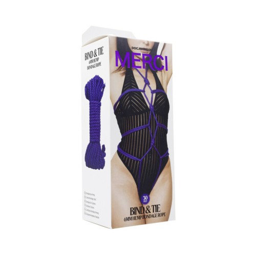 Cuerda de Hemp para Bondage Merci Bind & Tie - 30 pies