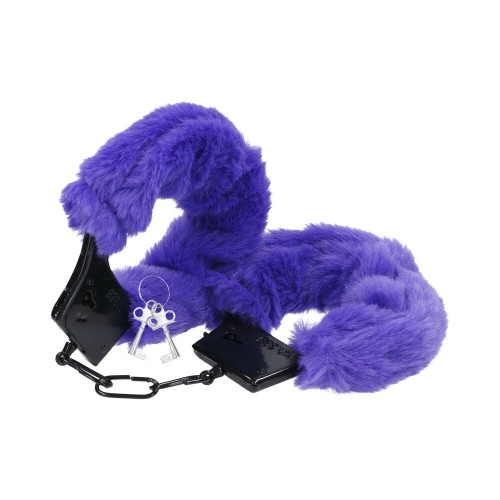 Merci Fluff Faux Fur Bondage Cuffs