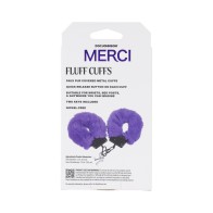 Merci Fluff Faux Fur Bondage Cuffs