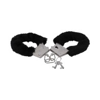 In A Bag Furry Handcuffs Black