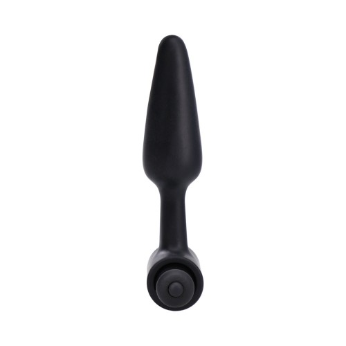 In A Bag Vibrating Butt Plug 4 in. Black - Doc Johnson