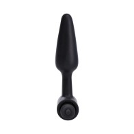 Plug Anal Vibrante en Bolsa de 4" Negro - Doc Johnson