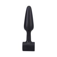 Plug Anal Vibrante en Bolsa de 4" Negro - Doc Johnson