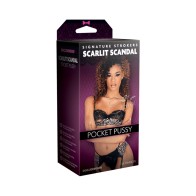 Signature Strokers Scarlit Scandal Pocket Pussy ULTRASKYN Caramelo