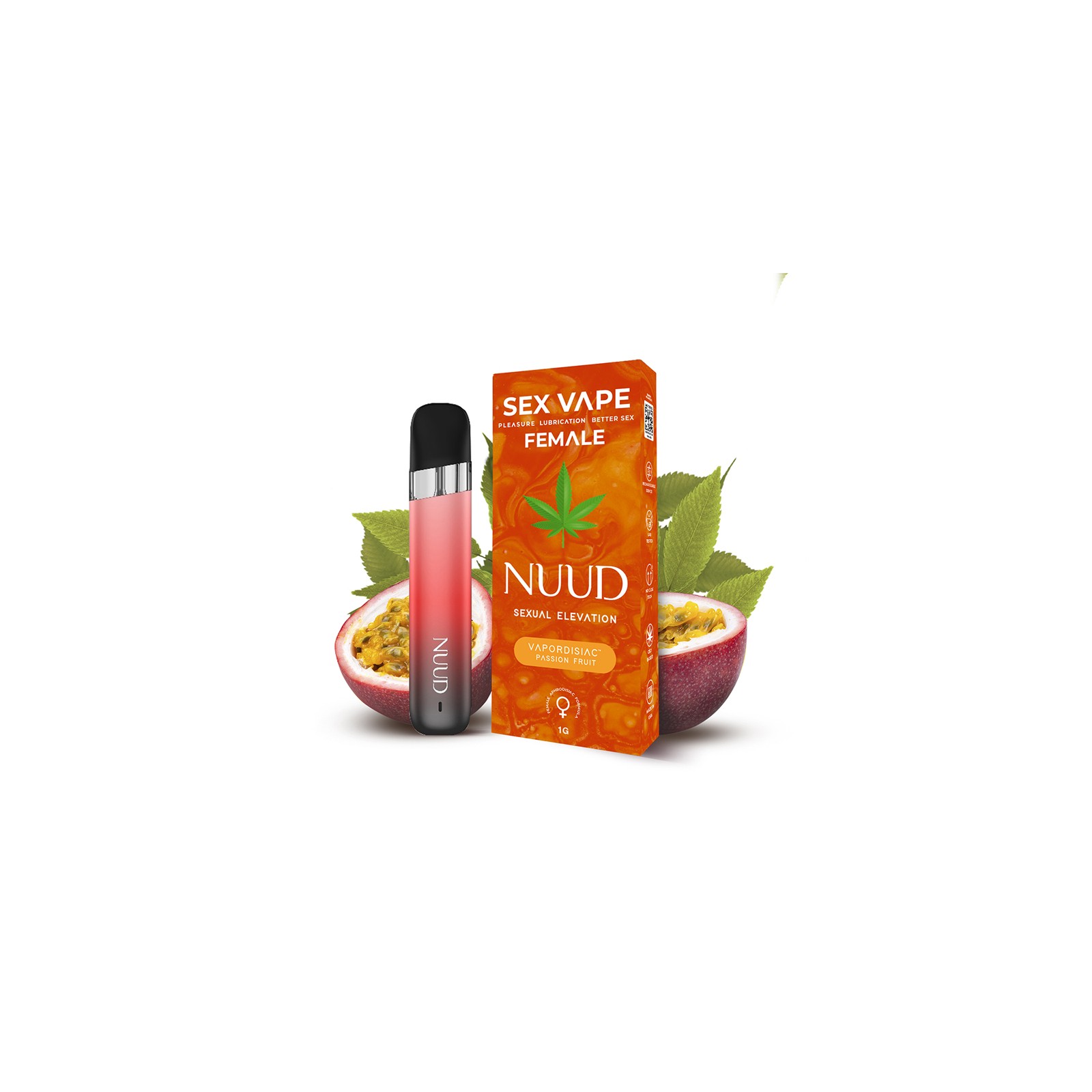 NUUD Female Vapordisiac Passion Fruit for Intimacy