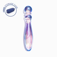 Dildo de Vidrio con Perlas Biird Cecii